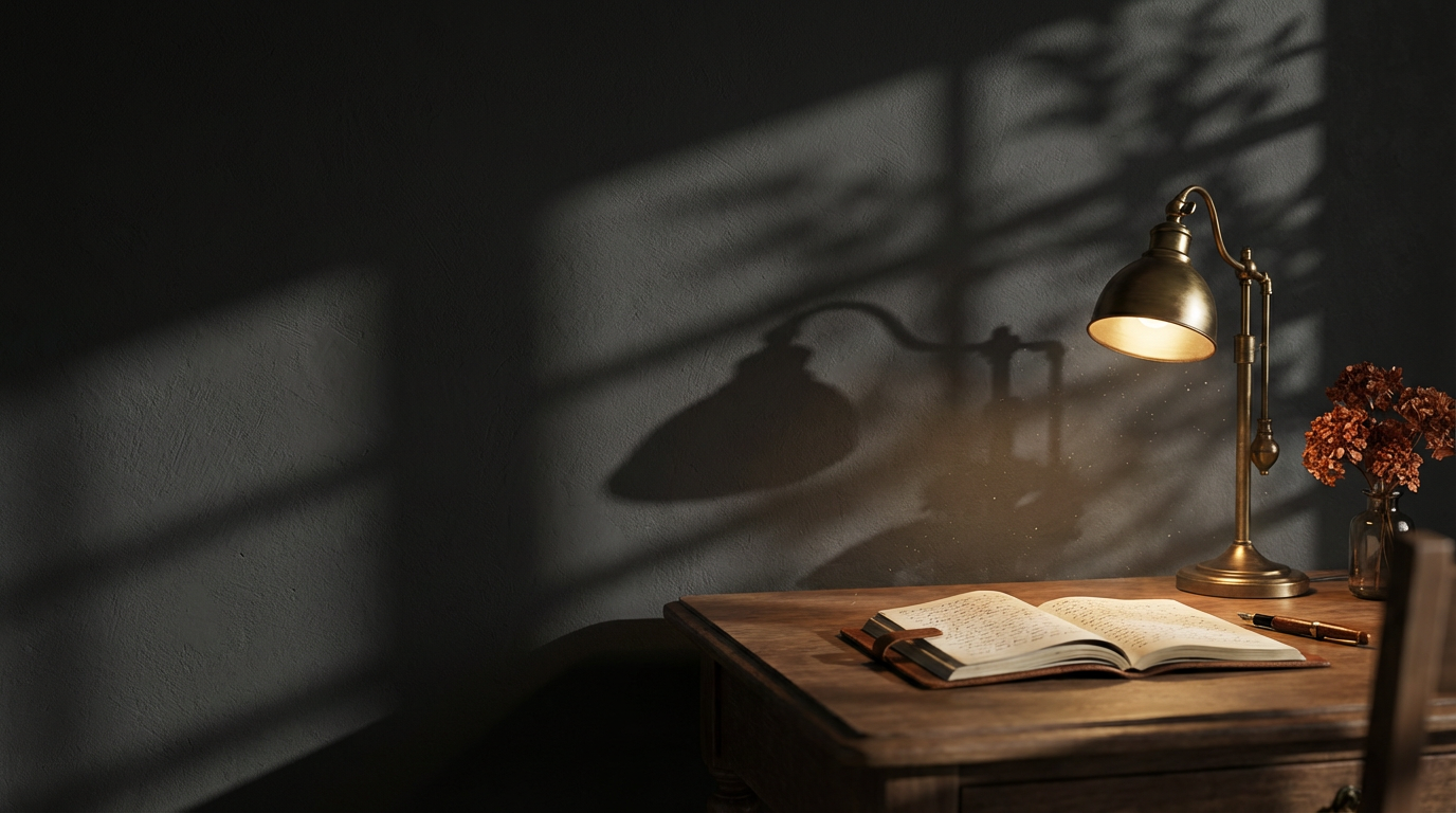 Writing desk atmosphere